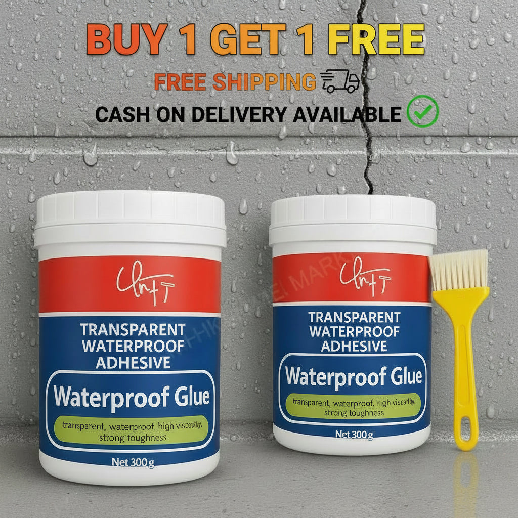 Transparent Waterproof Glue Plus Brush (Buy 1 Get 1 FREE)