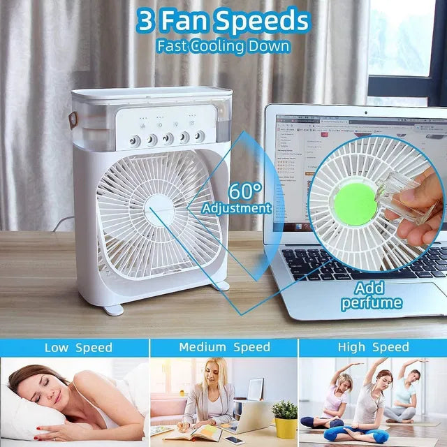 Smart Mini Air Cooler – Portable Cooling Fan for Home & Office